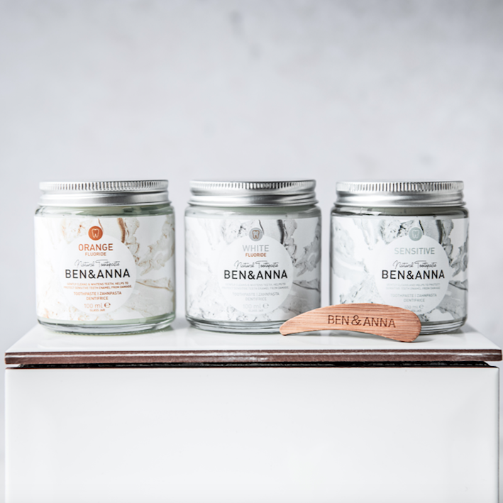 White Toothpaste with Fluoride | Ben & Anna | Life Before Plastic